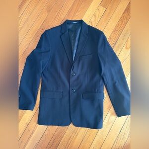 CHAPS Boy’s Sz 16R Black Classic Blazer Suit Coat Jacket. Lined. 3 pockets